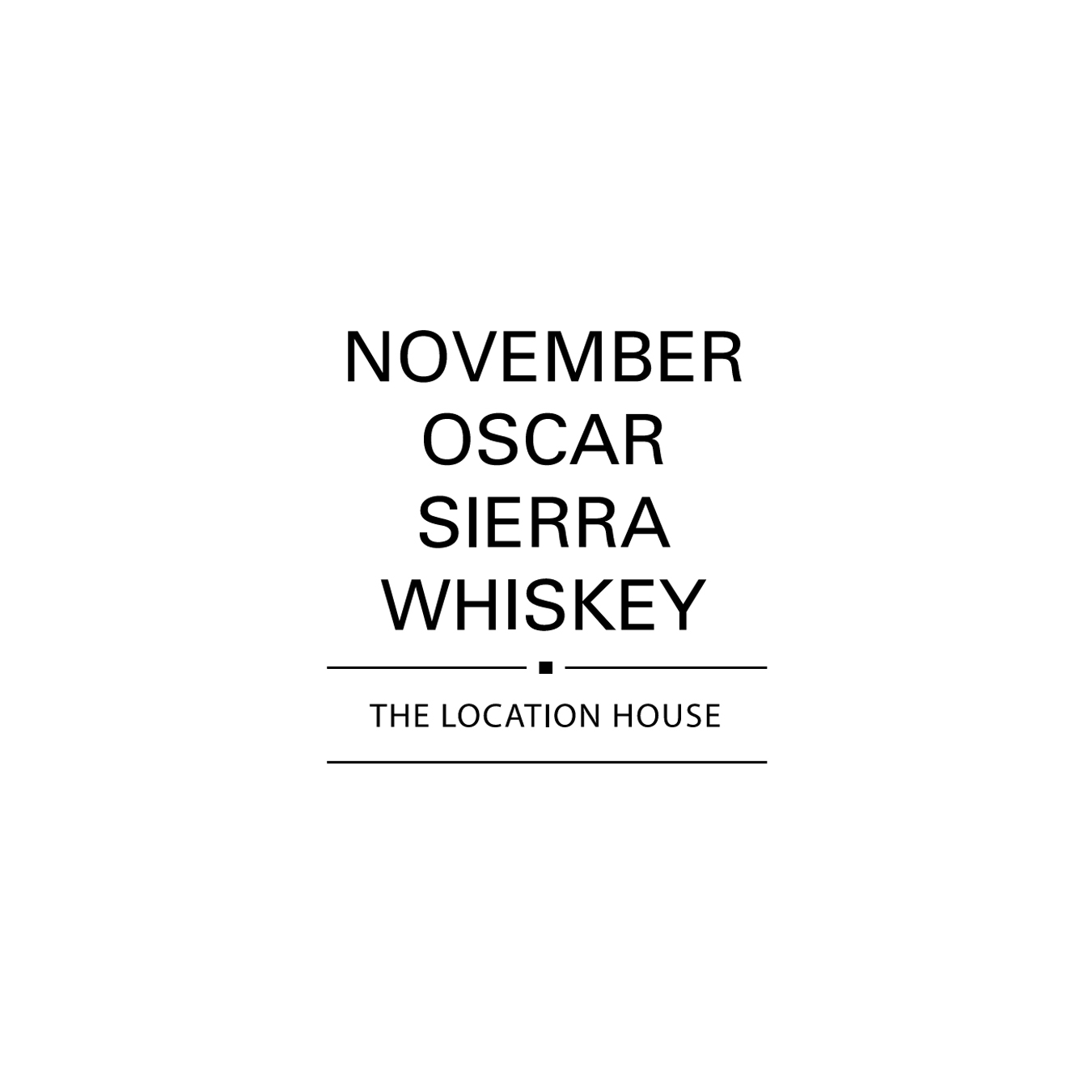 November Oscar Sierra Whiskey