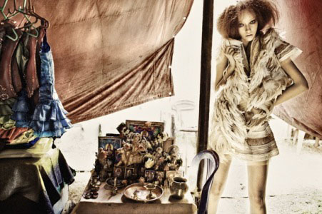 Michele Filomeno : Photographer: Jean- François Campos,  Flair Magazine - Fantasia
