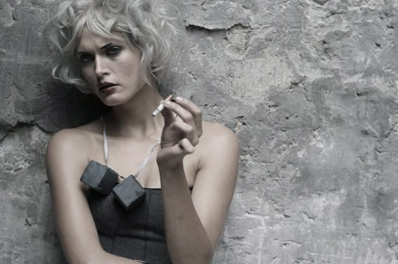 Michele Filomeno : Photographer: Peter Lindbergh,  Vogue Italy - Grey