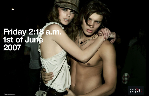 BÈLA ADLER & SALVADOR FRESNEDA : Client: Friday's project, Model: Edita Vilkeciviute [La Agencia] and Eugen Bauder [New Group], Make Up: Sonia Peña