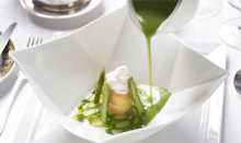  'chilled green pea soup' gallery