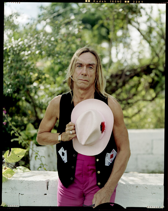 Andrew Kaufman : Title: Iggy Pop at home, Client: Russian Rolling Stone