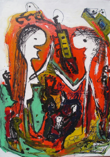  Entre Nosotros: 100x120 cm Mixt gallery