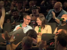  Carlsberg stunts with bikers in cinema gallery