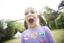  'Arrow through the head' was the title of this picture shot for a toy company gallery