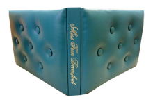  Padded leather book with matching buttons gallery