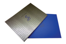  Budget portfolio in embossed paper with blocking gallery
