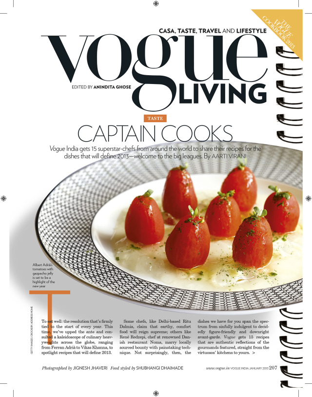 Magazine: VOGUE Cookbook 2013 gallery
