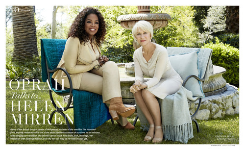 Magazine: O The Oprah Magazine with Oprah and Helen Mirren gallery
