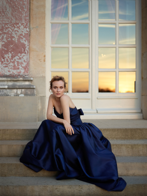 Diane Kruger celebrity fashion editorial