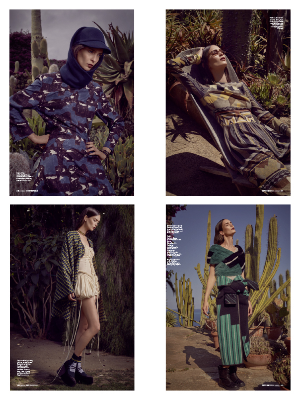 Lule Production - Mariana Braga @ The Lab Models - Elena Gentile - Ivona Milosevic - Anna Neretto - Adele Obice & Alberto Raviglione  -  L’Officiel Schweiz