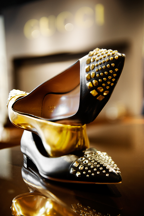Bodegón, Still life, Product, Producto, Advertising, Publicidad, Gucci, Lujo, Luxury, Oro, Gold, Shoes, Zapatos