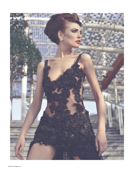Valeria Orlando using V)or Makeup  - Alexandra Tintisan  - Myra Postolache TSCOF  - Douglas Bassett  - CoverTribute to Haudrey Hepburn per Trend Privè Magazine n° 22