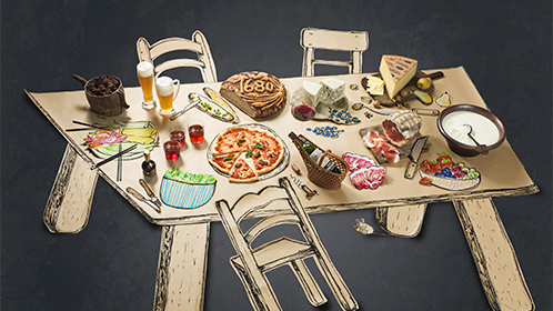 food und text