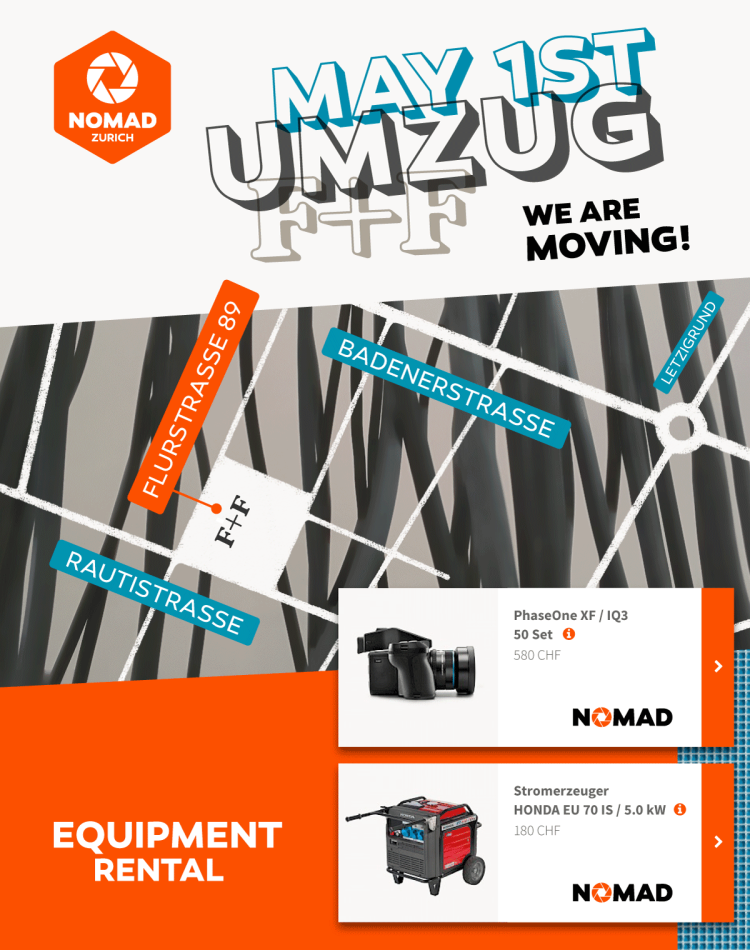 EQUIPMENT RENT FOR PHOTOGRAPHY