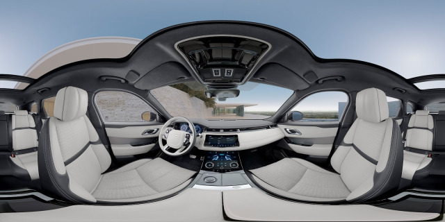  Still taken from interactive car interior 360: Range Rover Velar gallery