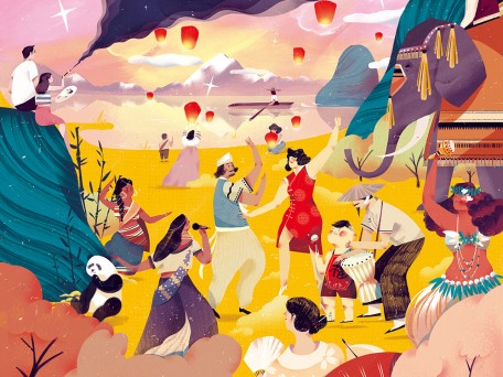 Illustration & Animation Spotlight Cover by: Dola Sun, rep. by JSR