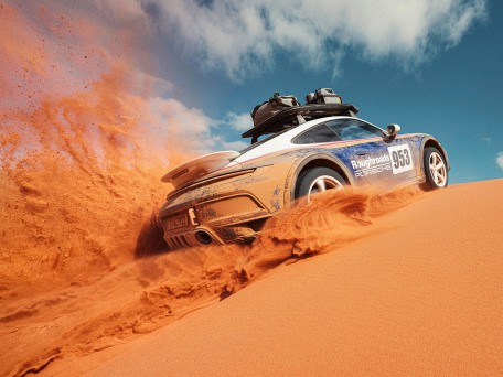 Photo Production Spotlight Cover by: Cape Town Productions for Porsche Dakar 911 -  Photographer: Frithjof Ohm 