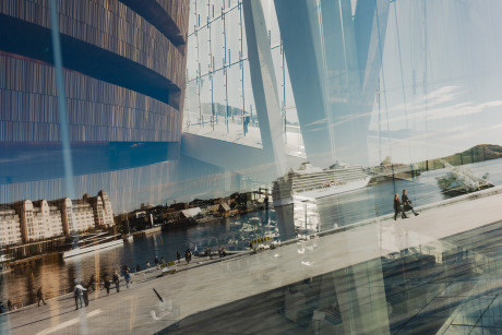  Oslo Harbour Area with Opera for Le Monde, Paris gallery